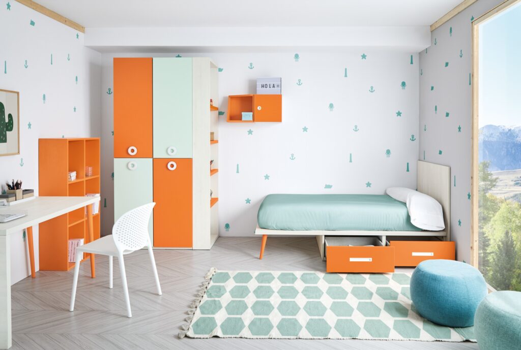 Dormitorio infantil mobiliario 963