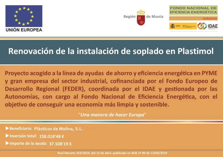 Subvenciones Fondo IDAE Renovación Sopladora